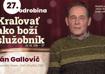 Odrobina 27, Ján Gallovič